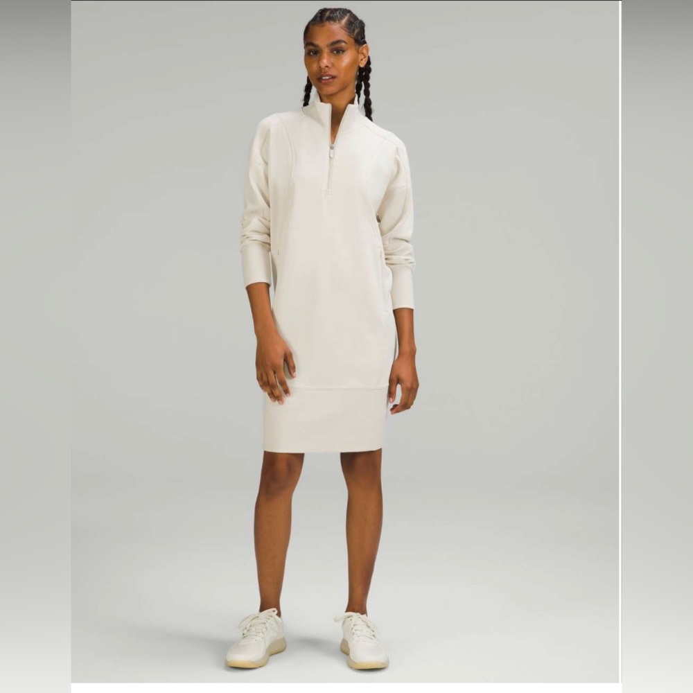 Lululemon Softstreme Long-Sleeve Half-Zip Dress *NWT* Sz 8